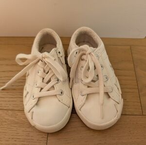 💜2 For 30💜Zara Star White Sneakers EU21/US5